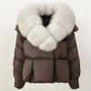 OFTBUY 2024 Winter Jacket Women Natural Real Raccoon Fox Fur Collar White Duck Down Coat Thick Warm Streetwear Casual Outerwear