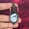 Pinolith Jasper Gemstone Pendant Copper Wire Wrapped Pendant Handmade Jewelry