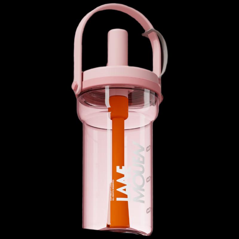 LlanMeng Portable Straw Water Bottle