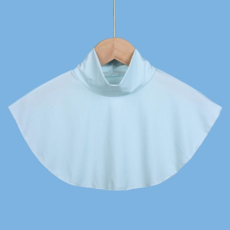 Soft High Elastic Neck Cover Ramadan Hijab Cover Headwrap Full Fake Collar High Collars Turtleneck Scarves Wraps