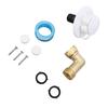 10PCS RV Water Fill Inlet Kit Brass with Hose Elbow Check Valve Hookup Connector for Motorhome Trailer Marine 90