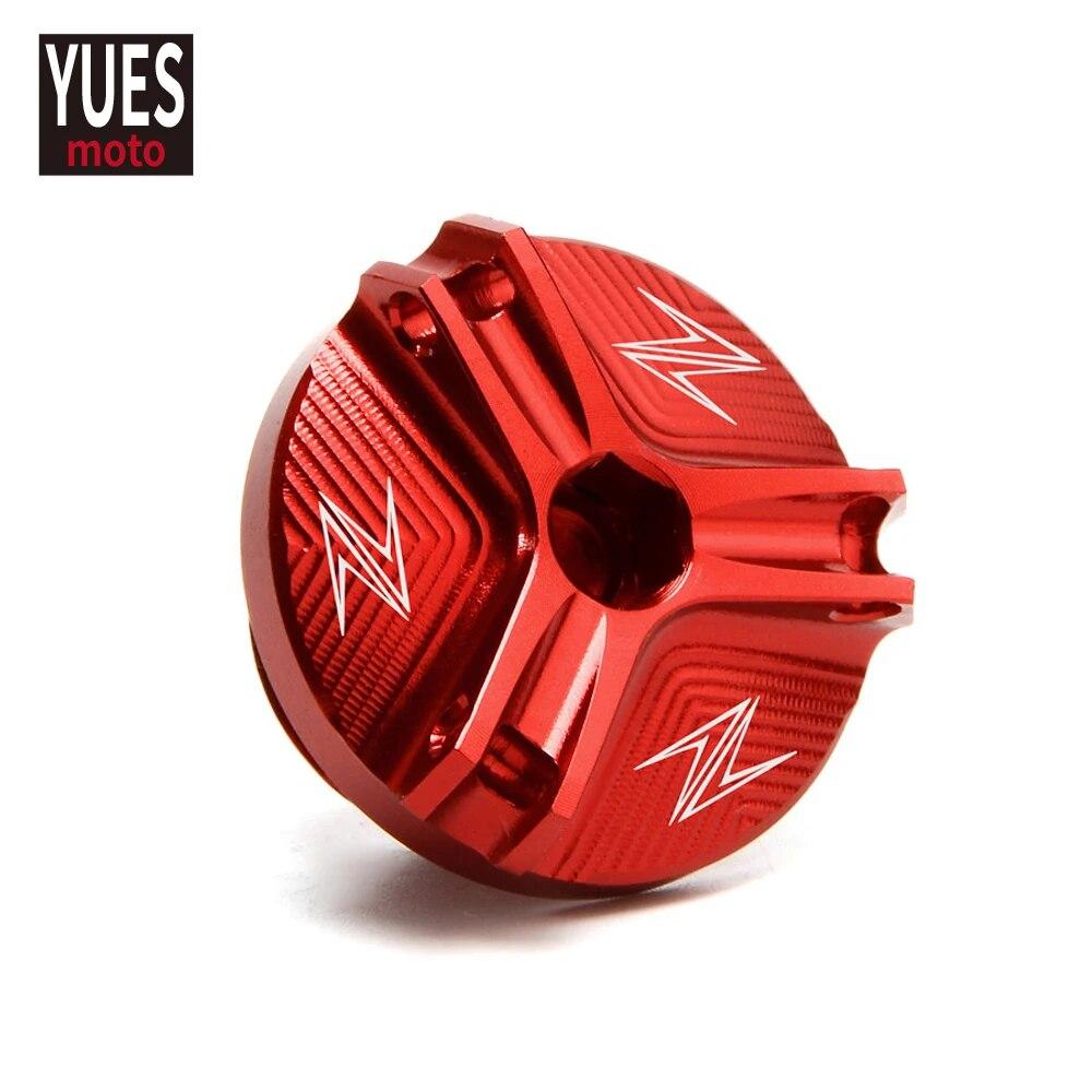 Moto Accessories M20*2.5 Aluminum Oil Filter Cup Engine Plug Cover For Kawasaki Z800 Z650 Z900 Z400 Z1000 Z1000R Z1000SX Z900RS