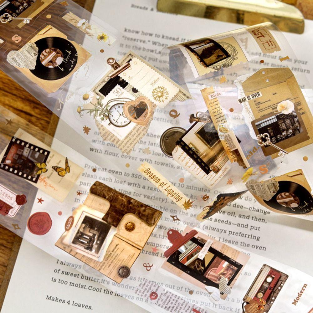 Film Projection Series Washi Tape DIY Scrapbook Tape Vintage Decorative Paper Tape  Gift Wrapping