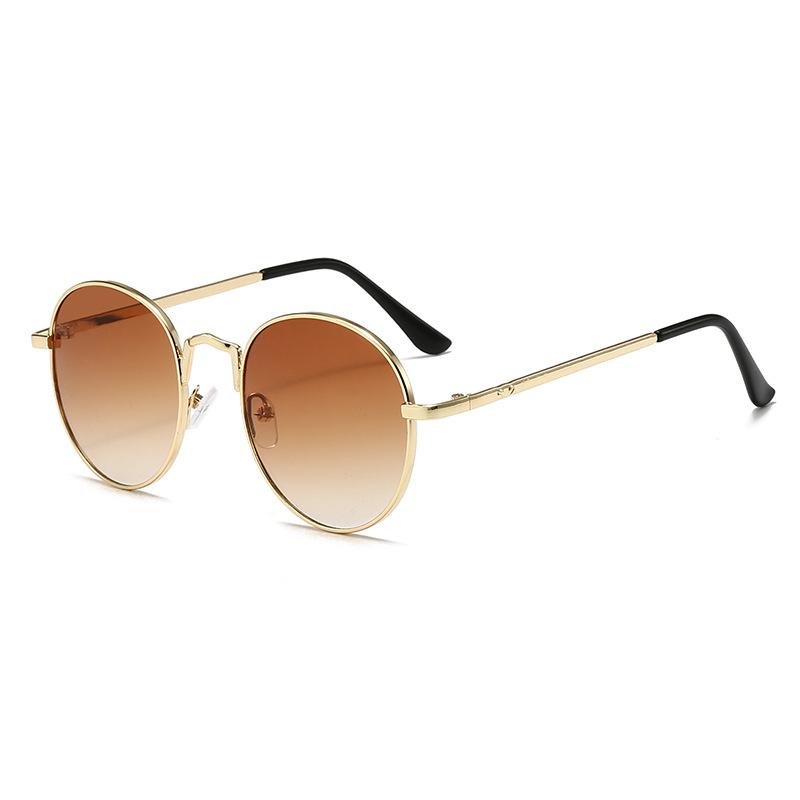 New Round Sunglasses Men Vintage Metal Sunglasses for Women Luxury Brand Goggle Sun Glasses Ladies Sun Glasses for Female Male