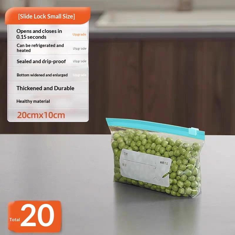 Bolsas Reutilizables Gruesas para Almacenamiento de Alimentos Antibacterianas a Prueba de Fugas Aptas para Microondas Para Cocina Frigorífico Almacenamiento de Alimentos