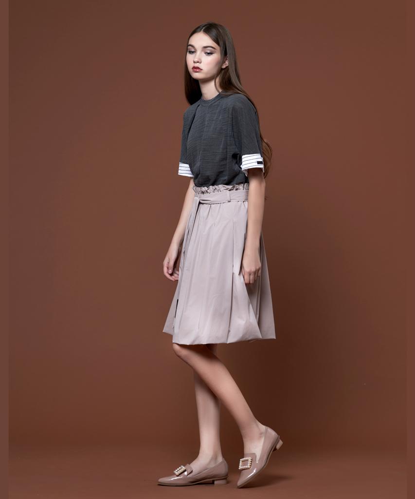 Jihui Pink Beige Romantic Skirt