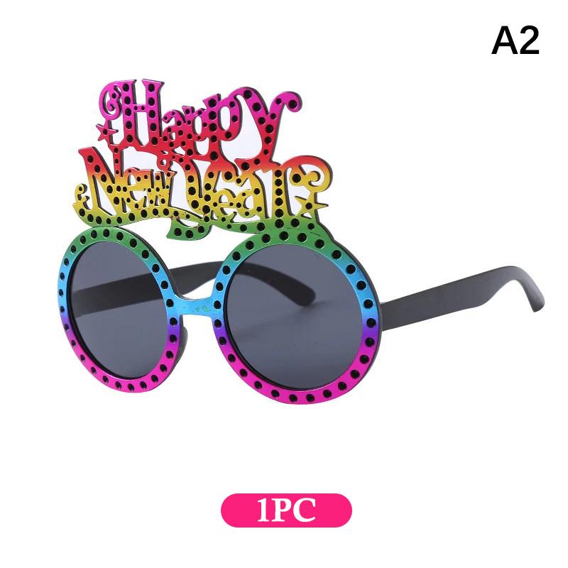 2026 Happy Year Glasses Funny Eyeglasses Photo Props Decoration Party Supplies Year Atmosphere Decoration Glasses