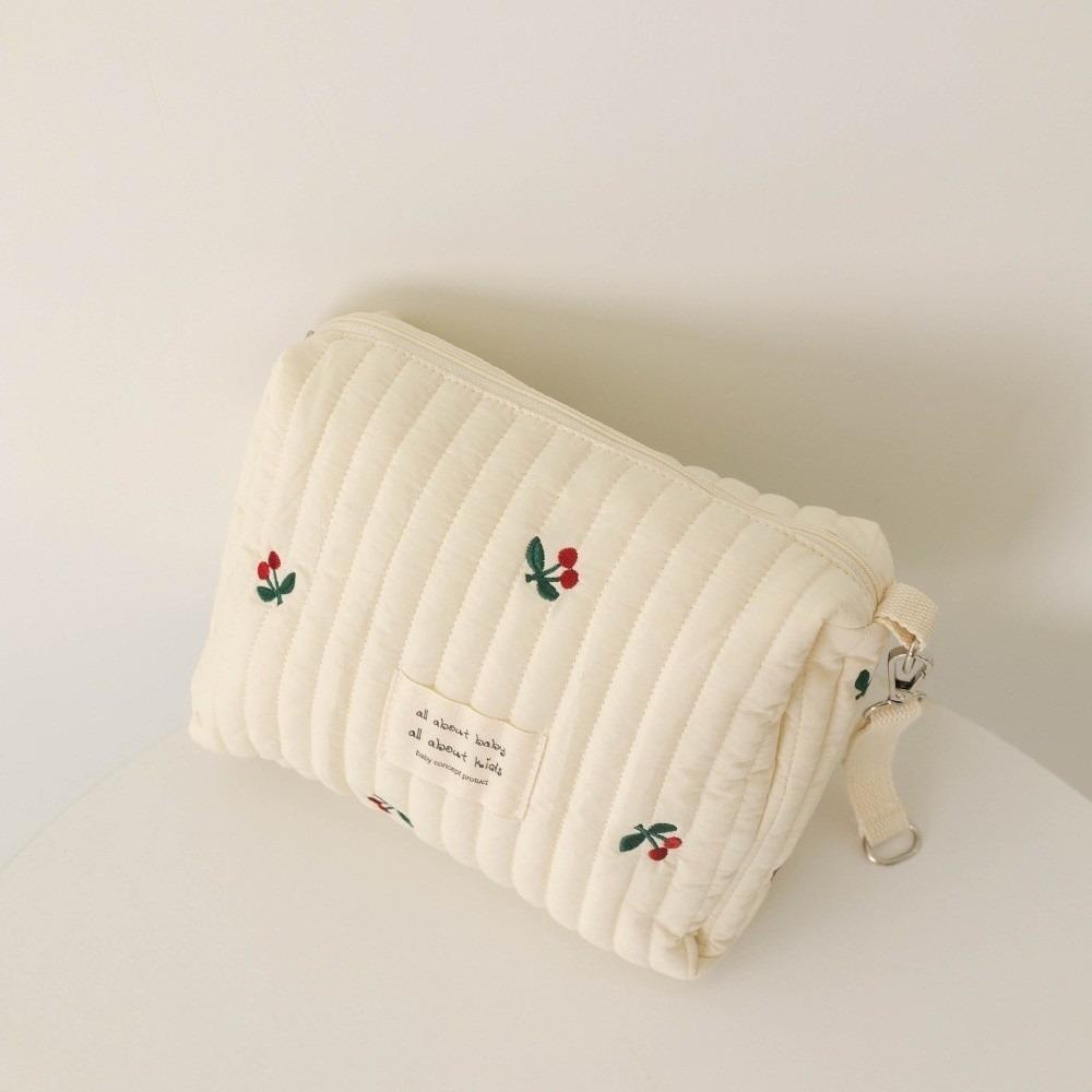 Zipper Stroller Hanging Bag Cute Print Mommy Bag Ins Makeup Bags  Baby