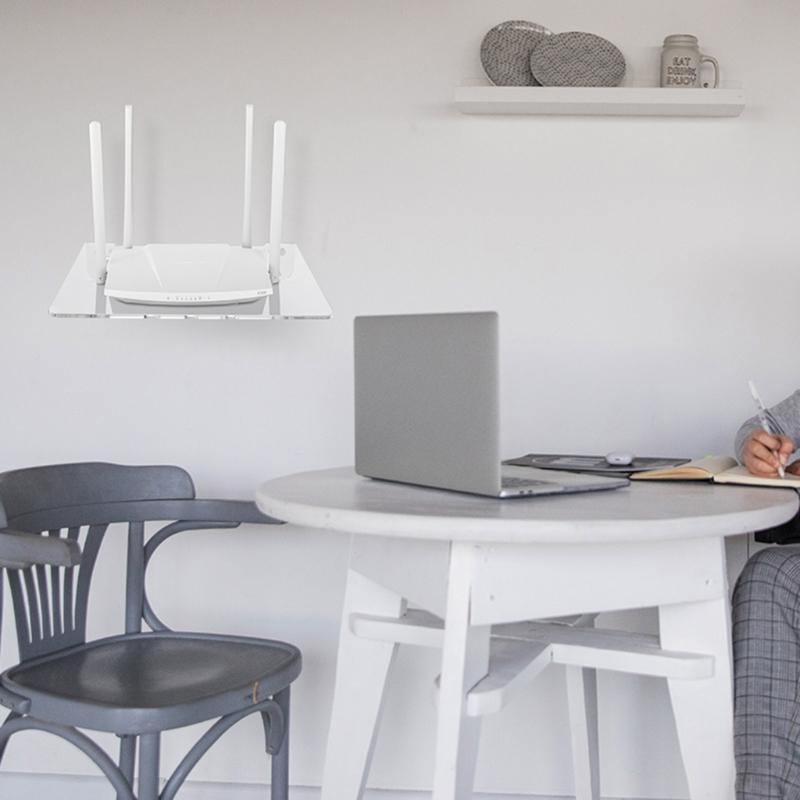 Router Wall Mount,  Small Device Wall Mount Holder Bracket for Streaming Media Devices Hard Driver