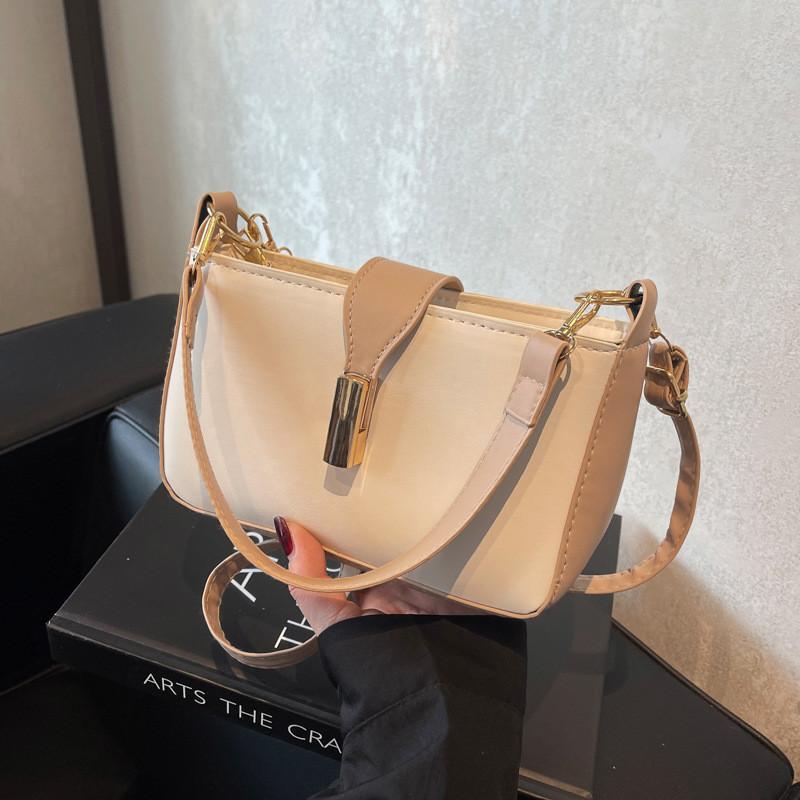 Elegant Casual Pu Handbag For Women Available In Black Green And Khaki Colors