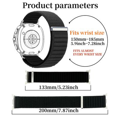 Nylon Loop Strap For Samsung Galaxy Watch 8 40mm 44mm Braided Comfortable Breathable Band For Galaxy Watch 8 Classic Accessories