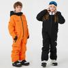 Macacão de Neve Infantil Meninas Meninos Macacão de Neve Peça Única Impermeável à Prova de Vento Macacão de Inverno para Exterior Macacões de Snowboard Ski Macacão Acolchoado com Capuz para Crianças