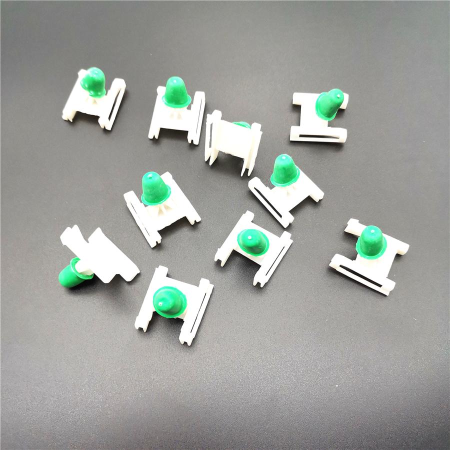 10Pcs/lot Plastic Autos Moulding Clip Nylon Retainer Rubber Gromme For 3B0-853-576