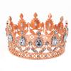 Birthday cake decoration crown flowers dress up jewelry water drop alloy crown children's performance hair accessories