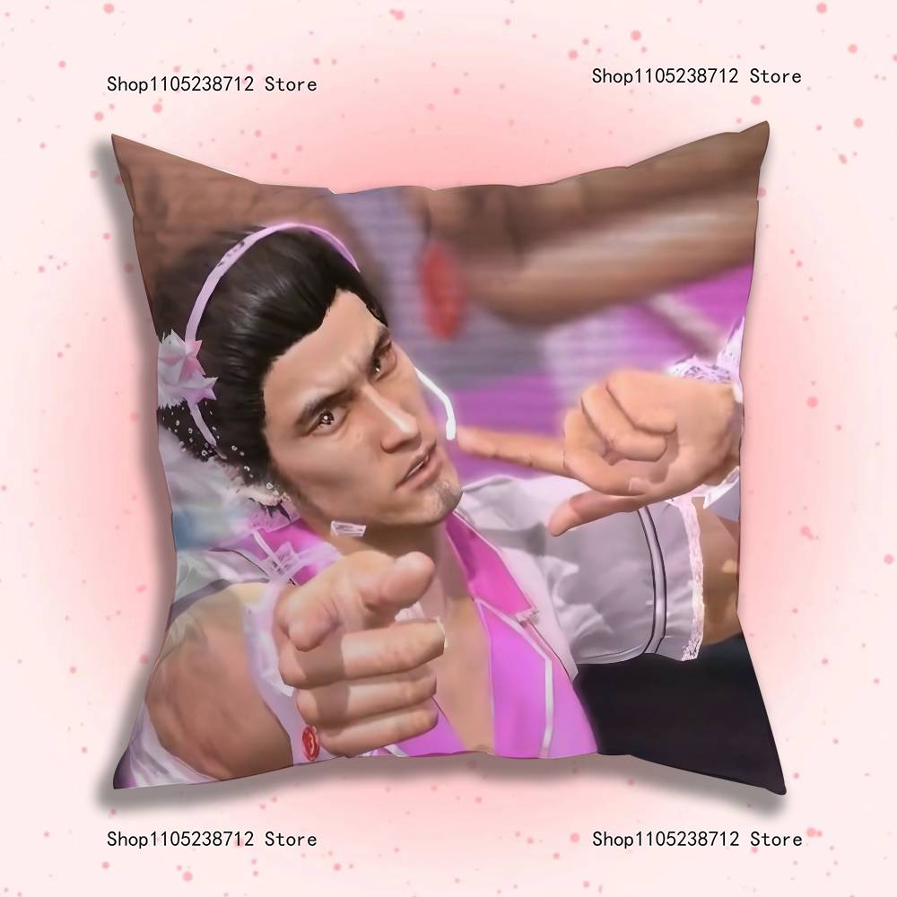 Love G-Goro Majima Y-Yakuza Pillow Case Cute Cartoon Anime Peripheralsbedroom Sofa Decorative Cushion Cover Soft Cushion Cover