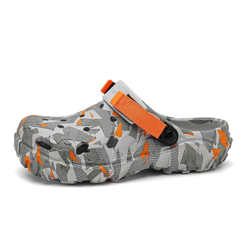 Men's Lightweight Breathable Closed-Toe Beach Clogs - Plus Size Outdoor Sandals & Slippers