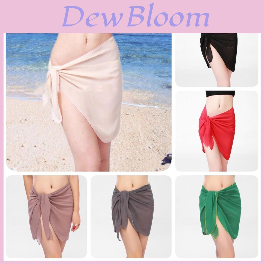 Elegant Chiffon Cover-up Dress For Beach Multicolor Shawl Spring Summer Fall