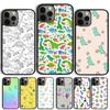 Cute Dinosaur Baby Phone Case For iPhone 17 Air 15 16 Cover  11 13 14 Pro Max 12 Plus Max Fundas