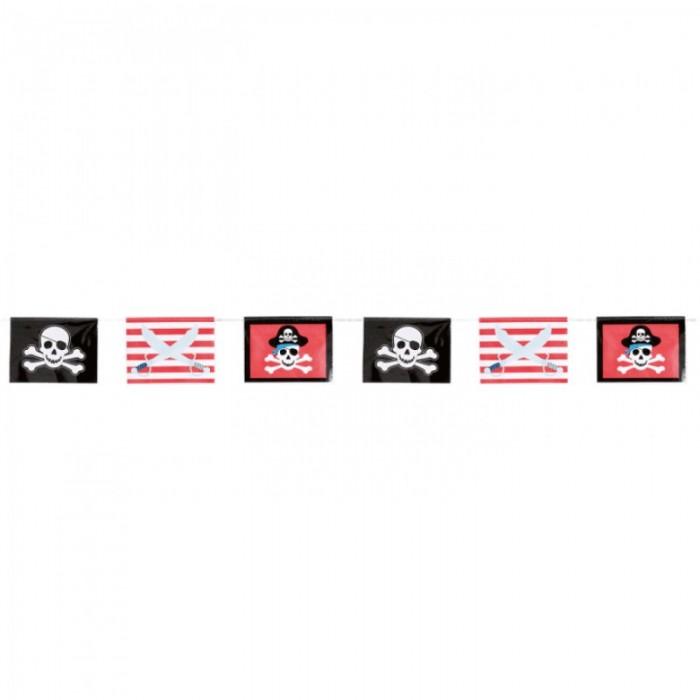 Amscan Banner mit Piratenflagge