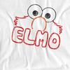 Sesame Street Unisex Adult Elmo Letters Long-Sleeved T-Shirt