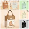 Partition Storage Kids Document Bag Cartoon Canvas Tote Bags Handbags Student School Bag  Children