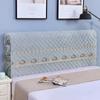 Soft Foreskin Bedside Protective Cover Full Coverage Bedside Dust Cover Cotton Padded Thickened Solid Wood Headboard Cover