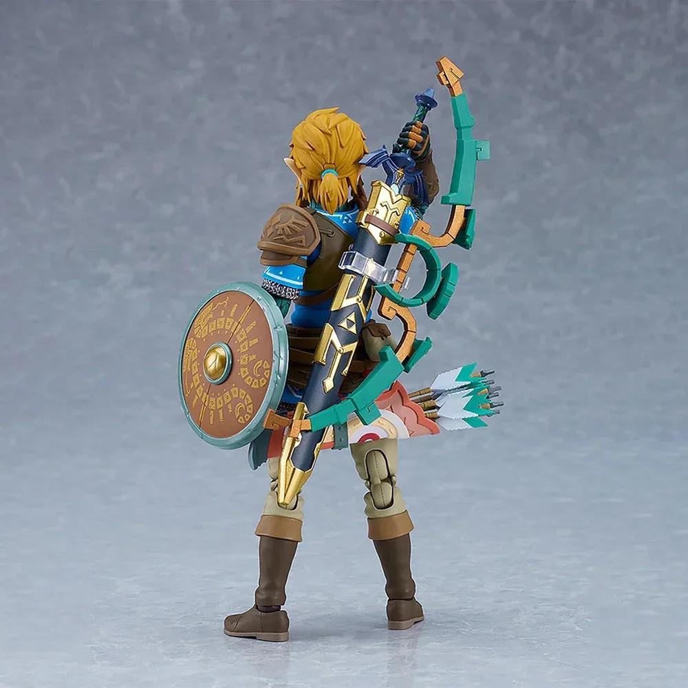 Figma 626 Link Figur The Legend Of Zelda Tears Of The Kingdom Figurer Breath Of The Wild Anime Figurin GK Samlinger Modell