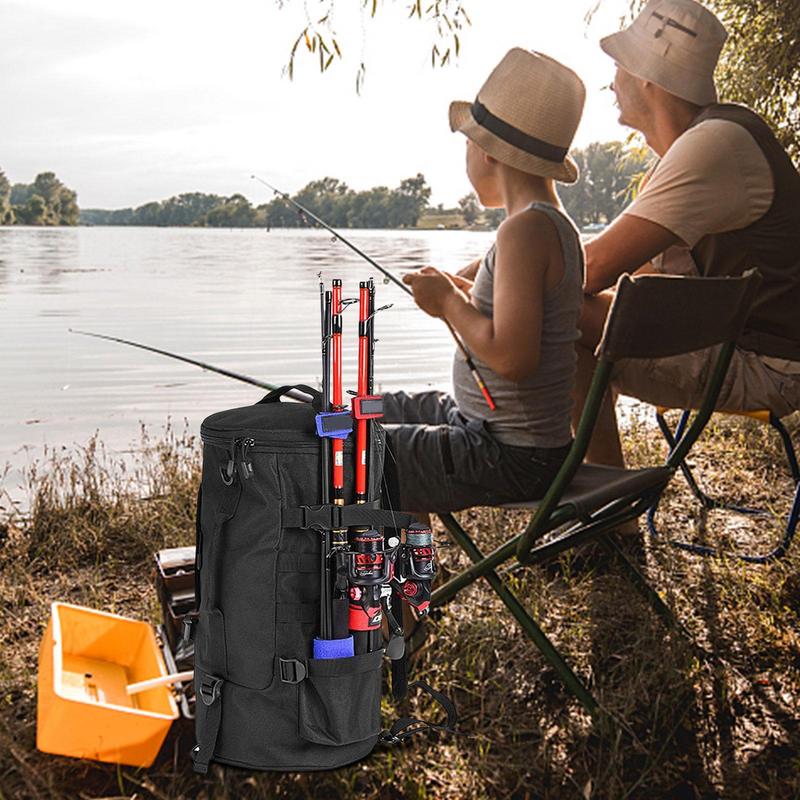New Angler Fishing Backpack Outdoor Camping Bag Fishing Camouflage for Fish Rod Lure Line