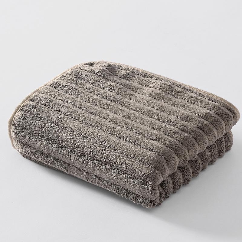 Coral Fleece Quick-Drying Absorbent Towel Set for Face Washing and Beach 