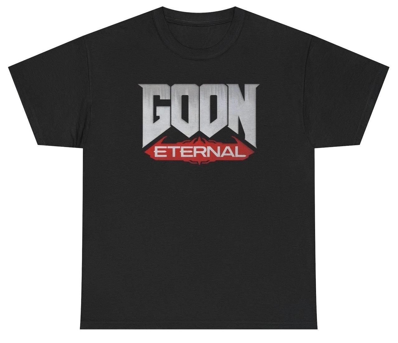 Футболка Goon Eternal Doom Eternal Пародия Смешной Игровой Мем 4XL