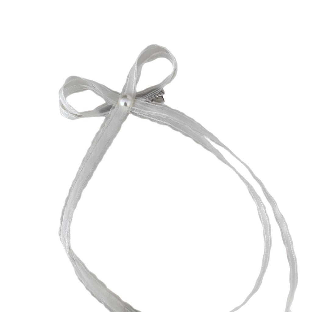 Hair clips for girls women bows pin accessories korean Ribbon new in crabs fairy  pearl popular vintage trendy fashion kpop