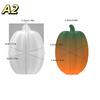 1/3Pcs Pumpkin Scented Candle Silicone Mold Diy Candle Making Handmade Autumn Theme Plant Resin Halloween Thanksgiving Decor