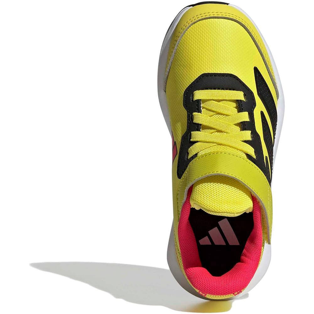 Adidas Faito EL Kids Sneakers Unisex Shock Yellow/Core Black/Lucid Red 24.5 cm