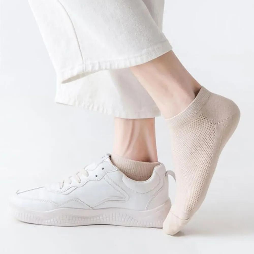 The Body Secret Haruyang Men's Mesh Ankle Socks 6-Pair Set