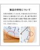 Wall Clock Wooden Silent Small Analog Stylish Interior Decor Ottostyle.jp Radio-controlled Clock/Table (2-Way) [Natural] Frame, Plywood, Movement,