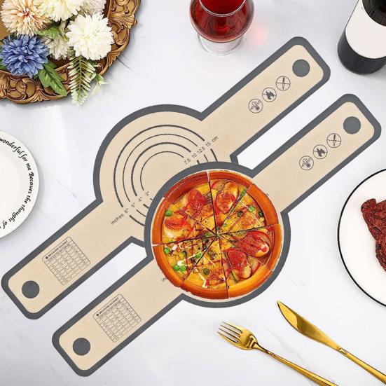 2 Tappetini Da Forno In Silicone Per Pane Olandese: Con Manico Lungo E Spazzole, Antiaderenti E Riutilizzabili