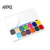 Colorful Painting Enlightenment Watercolor Paint Set Portable Washable Solid Palette Bright Safe for Kids Colors Pigment Kit And Beginners