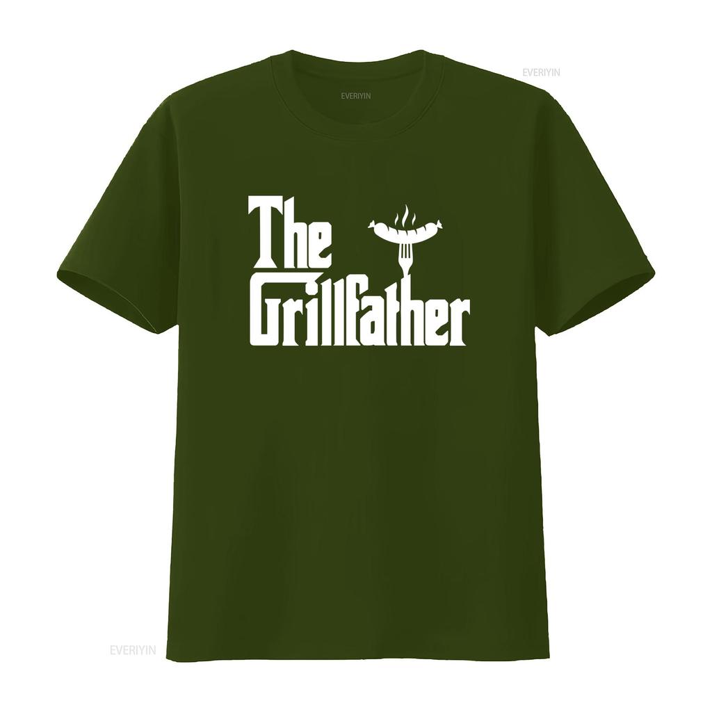 The Grillfather T Shirt Perfect for Barbecue Lovers BBQ Enthusiasts Ideal Fathers Day From Wife vintage Washed designer clothes