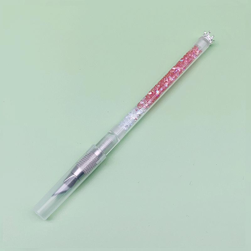 Kawaii Crown Bubble Utility Knife Cute Sharp Blade Pen Knife DIY Paper Cutter Sticker Envelopes Opener Office Cutting Tools