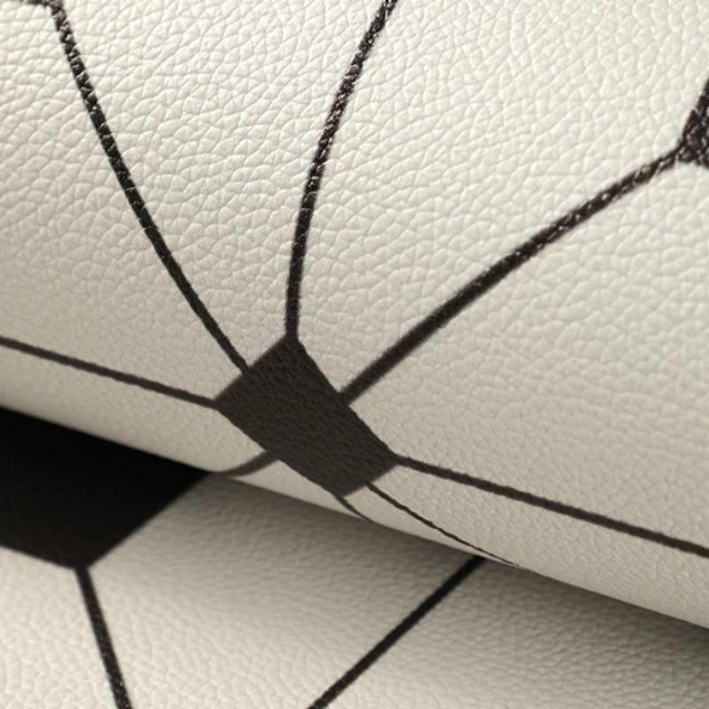 Kitchen Carpet Anti-fouling Oil-proof Grid Floor Mat Scrubbable Waterproof PVC Leather Balcony Bathroom Non-slip Rug