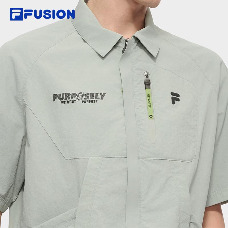 FILA FUSION Men's Casual Loose Short Sleeve Shirt