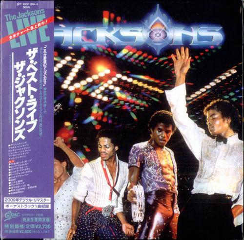 

CD JACKSONS - Live (Paper Sleeve) EICP12045 EPIC 2009 Japan ObiSoul/Funk Used