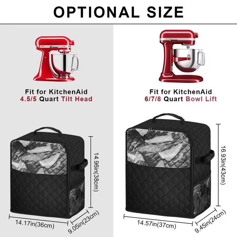 Stand Mixer Protective Cover Aid Mixer Storage Bag With Pockets Dust Cover Bakeware Protector Portable Travel Storage Case