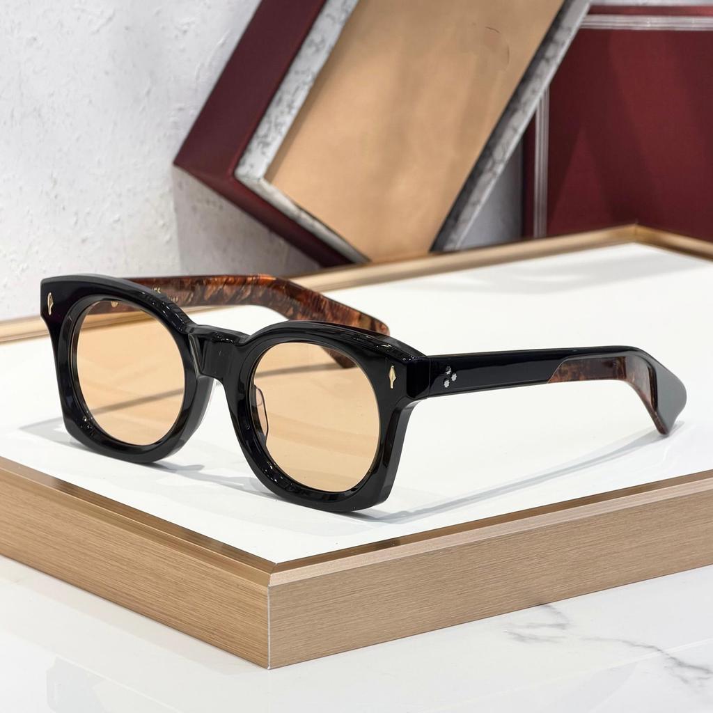 ELMYRI Trendige Handgefertigte Acetat-Sonnenbrille für Damen & Herren - Fotochemisch, Perfekt für den Urlaub & Partys