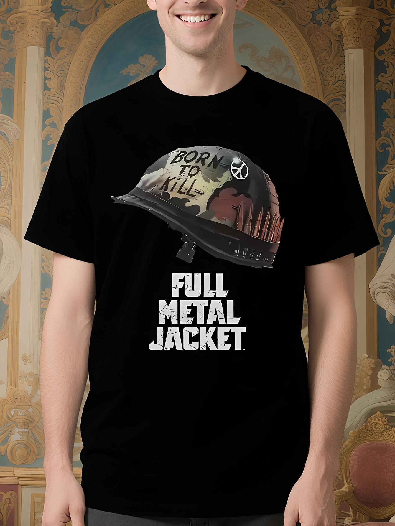 Full Metal Jacket Tshirt retro 1980s Vietnam movie 100% c... L