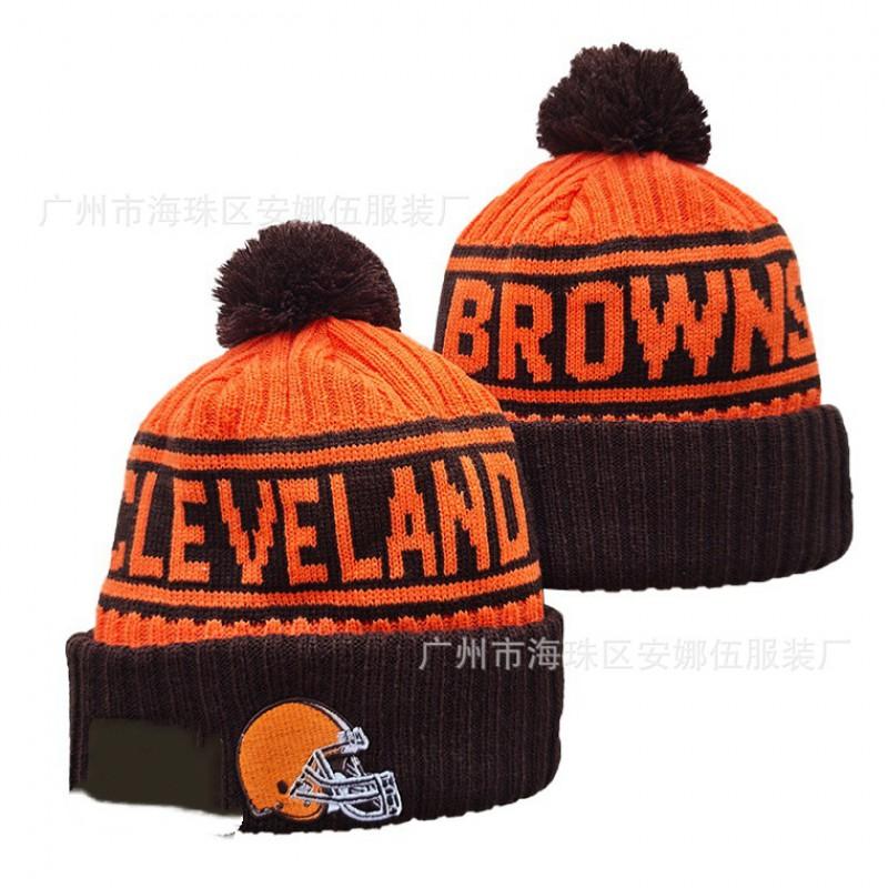 Colorful Pom Knit Beanie Team Sports Warm Winter Hat Basketball Fans