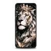 Cross Pattern Bicolor Lion Phone Case for Samsung Galaxy A56 A36 A26 A16 A34 A24 A42 A22 A20 A12 A40 A30 A10 5G Soft TPU Cover