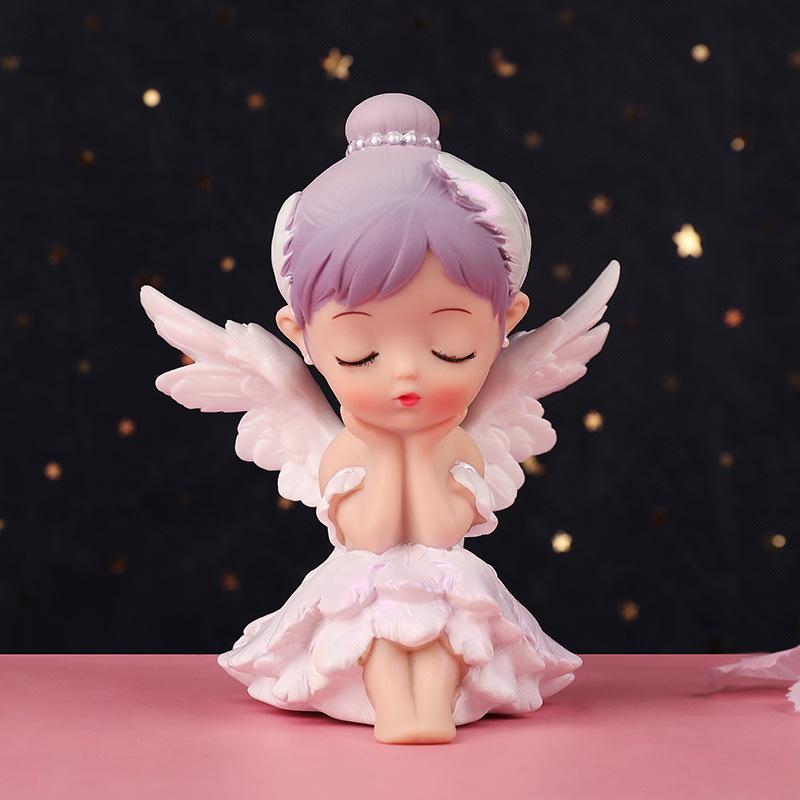 Bella Ballet Girl Figurine - Cute Vinyl Cake Topper & Desktop Decoration for Girls