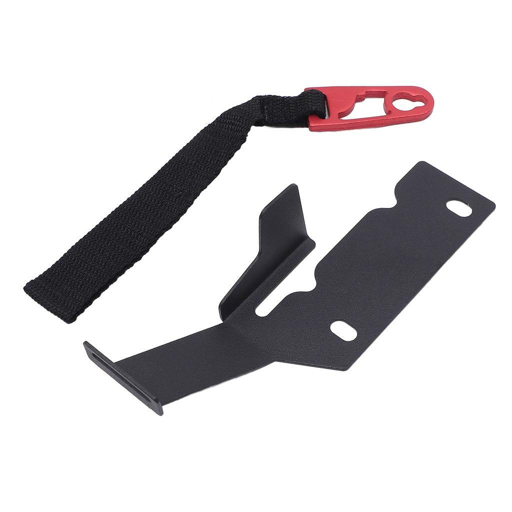 Rücksitz Schnellverschluss mit verstellbaren Riemen Metall Nylon Rücksitz Schnellverschluss Werkzeug Ersatz