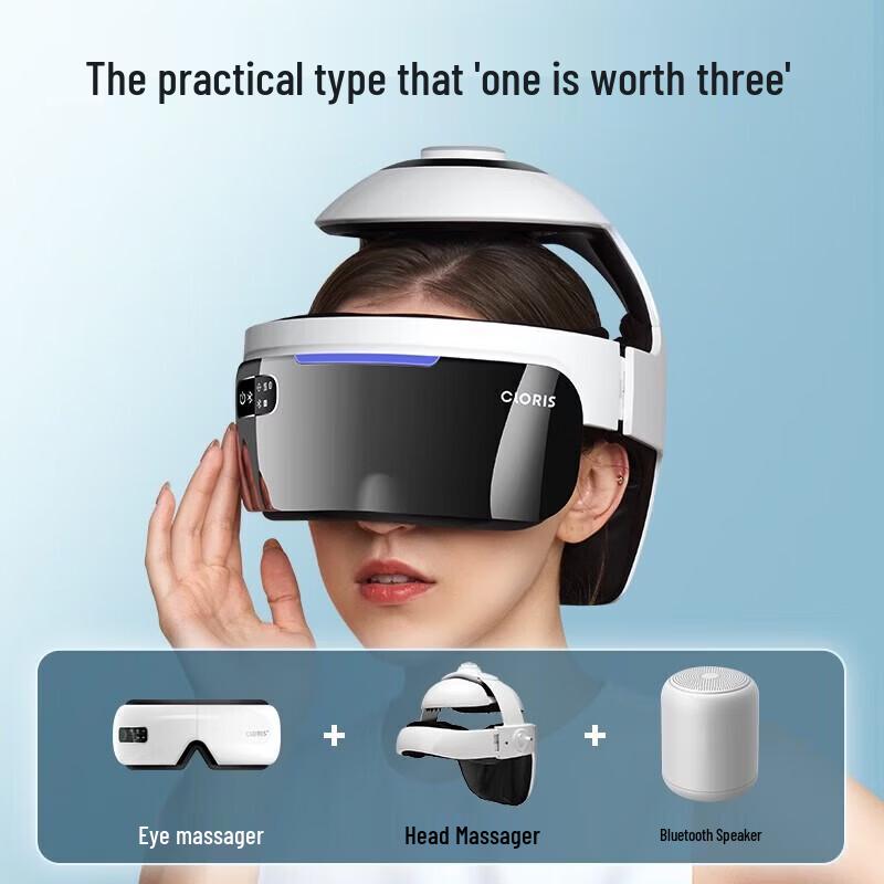 CLORIS Smart Head and Eye Massager Helmet T807 CN plug (adapter included)